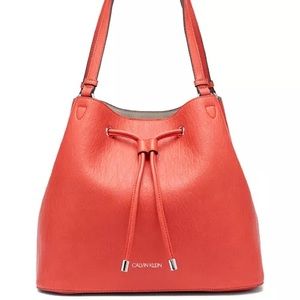 Calvin Klein Red Bucket Bag ❤️
